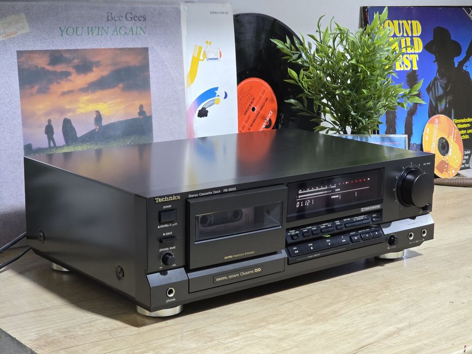 Casetofon deck TECHNICS RS-B655, direct drive, stereo hifi , class AA