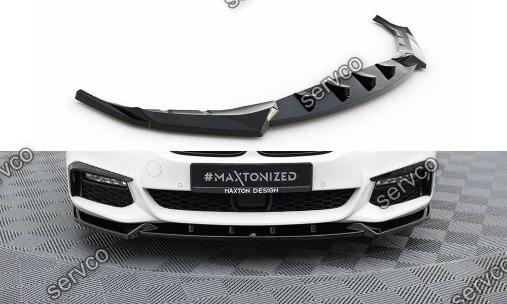 Prelungire splitter bara fata Bmw Seria 5 G30 G31 M-Pack 2017-2020 v12 - Maxton Design