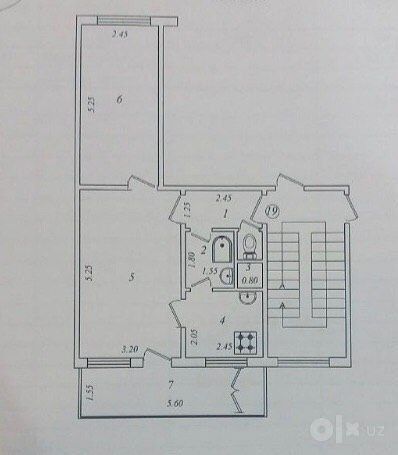 Юнусабад-11 BYD салон, Кикс 2/1/4 50м² линия метро