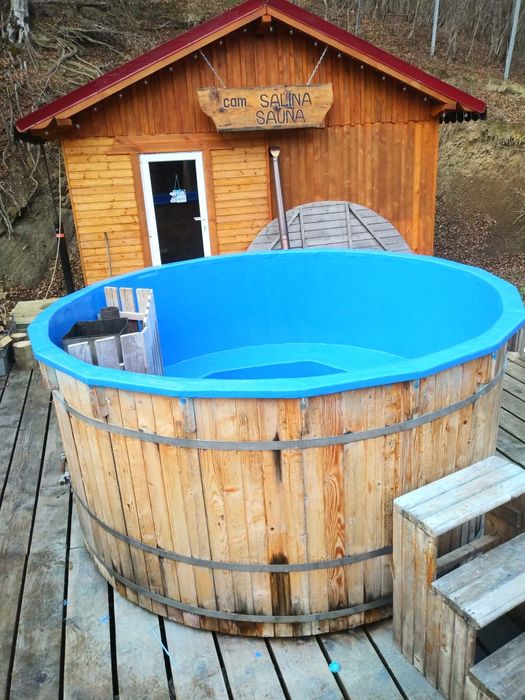 Ciubăr din lemn - Hidroizolare cu fibră de sticlă