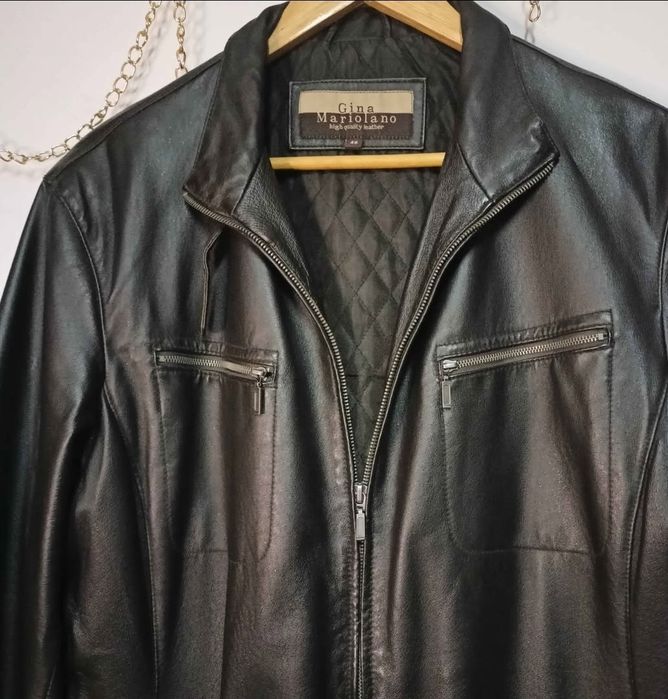 Geaca piele barbati