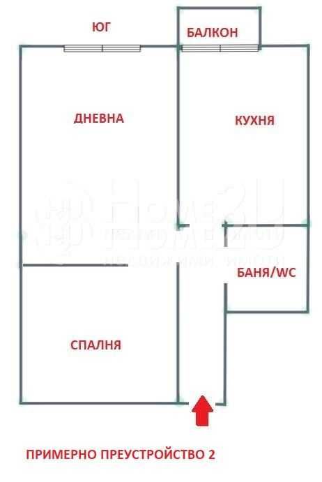 Продава се Двустаен апартамент в София, Център - 40 кв.м за 2742 €/кв.м - Снимка #3