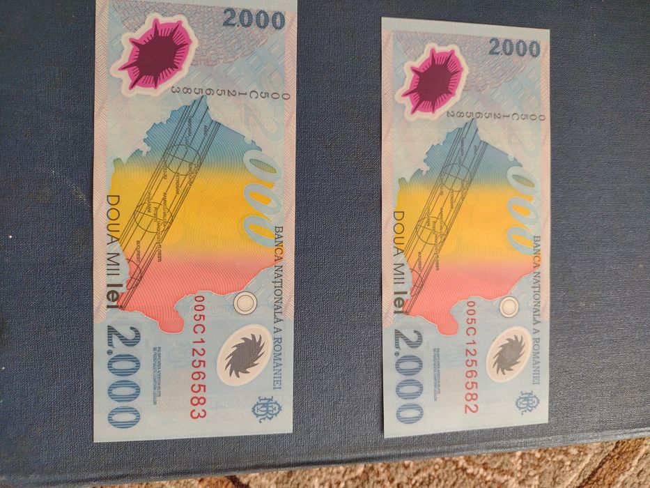 Bancnote 2000 eclipsa - seria C, nr.consecutive