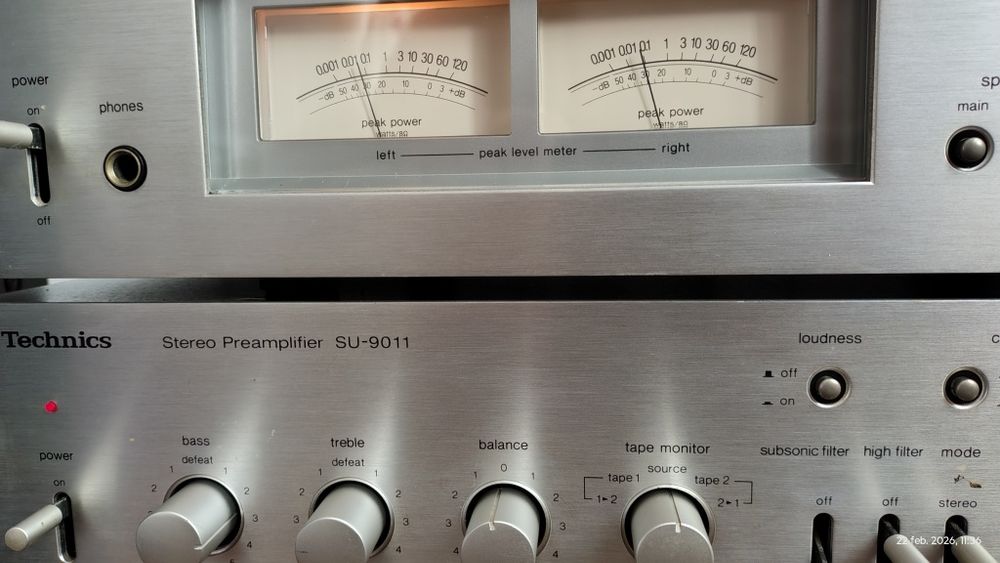 Technics preamplificator sub9011 și Amplificator se9011