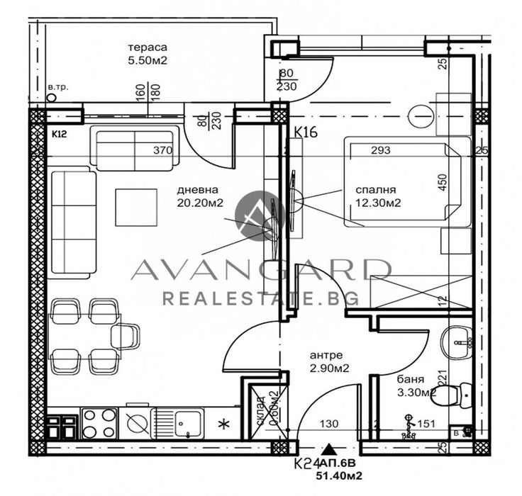 Продава се Двустаен апартамент в Пловдив, Беломорски - 60 кв.м за 1102 €/кв.м - Снимка #1