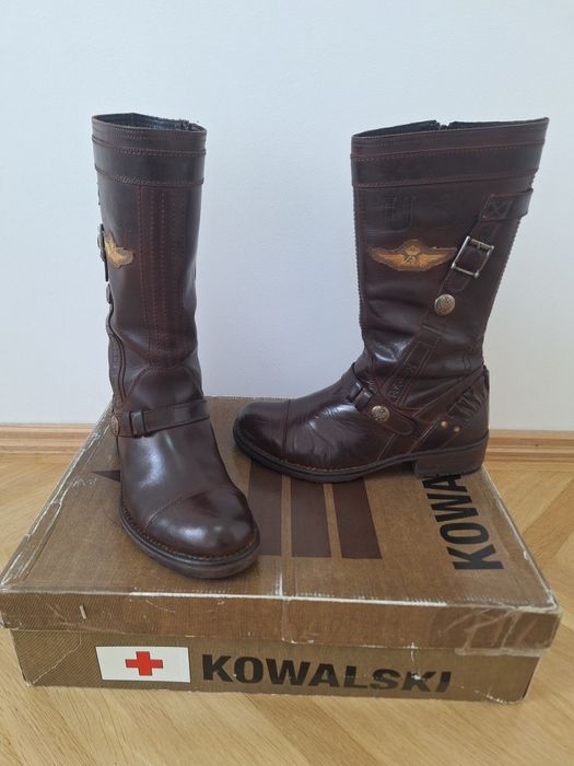 Vand cizme piele  bărbați Kowalski aspect deosebit