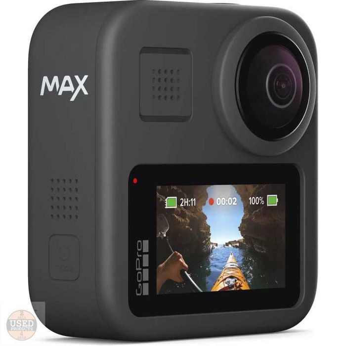 Camera video sport GoPro MAX 360, 5.6K, 16.6 Mp | UsedProducts.ro