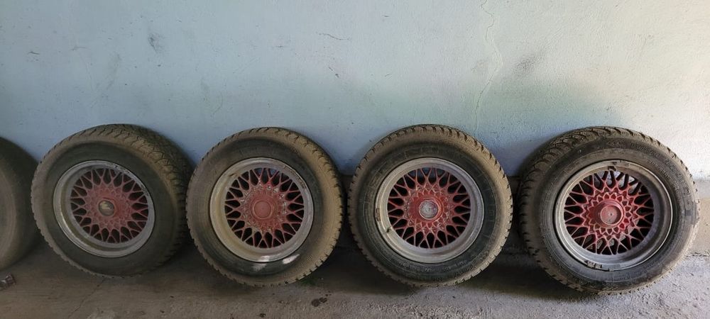 Резина с дисками на БМВ е34