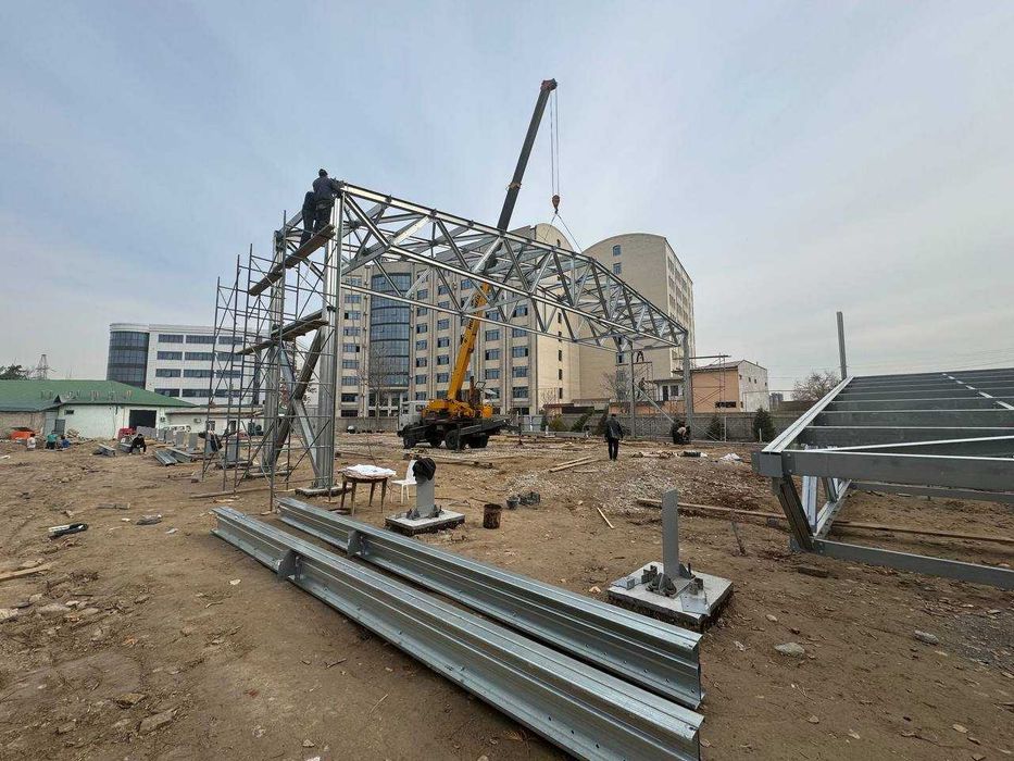 Ангары Лстк разборные металлоконструкции