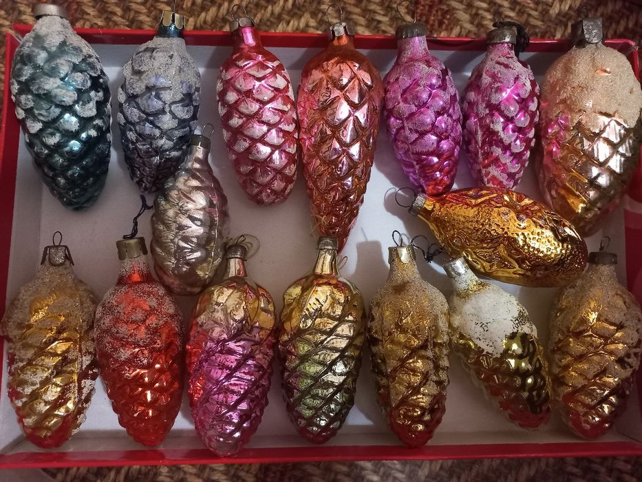 СССР елочные игрушки 50-70гг, см.все фото.