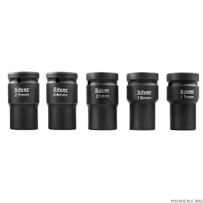 Trusa tubulare impact 1", 17 - 41 mm, Silver