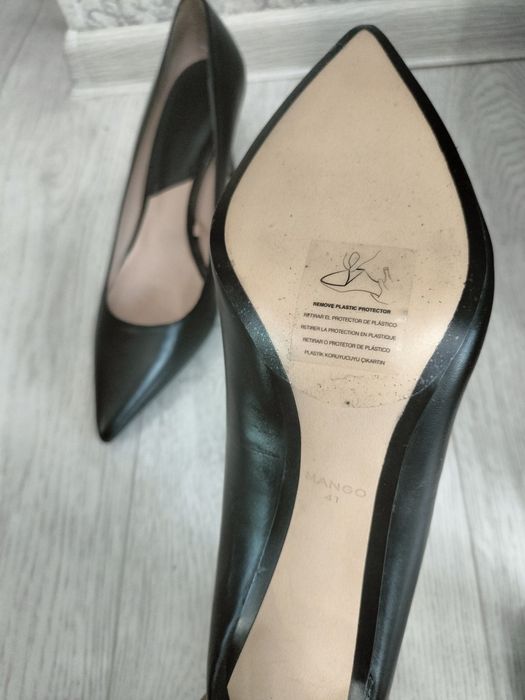 Натуральный кожаный туфли