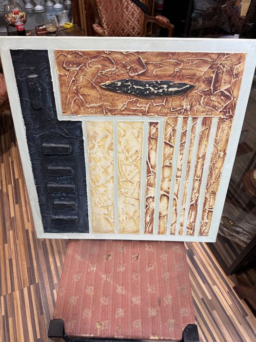 картина абстакт артдеко маслени бой платно