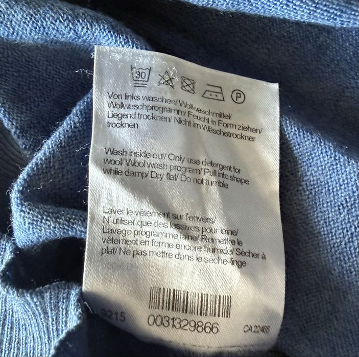 100% мерино вълна MAERZ Muenchen мъжко пуловер - 6XL