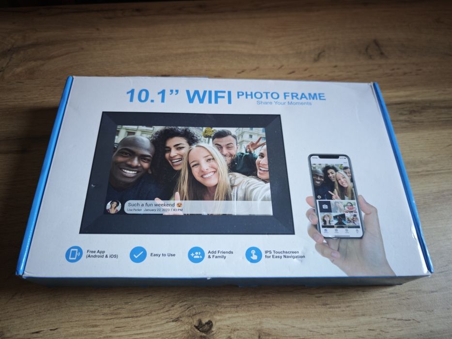 10.1” WiFi дигитална фото рамка – Touch screen (Frameo)
Модерна 10.1 и