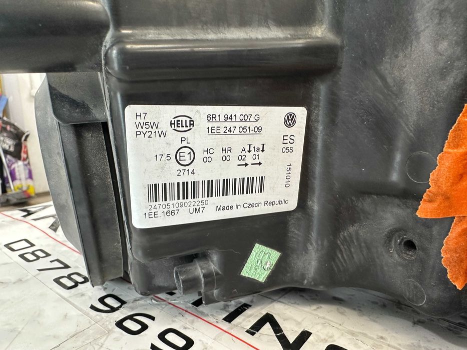 Фар фарове ляв  VW Polo 6R far farove ФВ Поло 6р