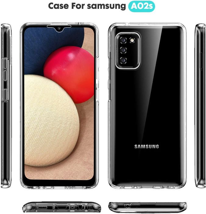 Husa CRYSTAL 360° fata + spate Samsung Galaxy A02s / A03s / A12 / M12