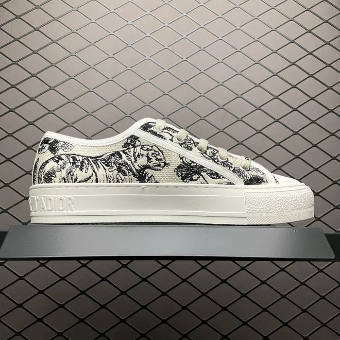 CD Walk'n'Dior Sneaker "Black/White Toile de Jouy"