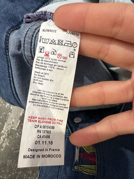 Оригинални дънкови панталонки Jean Paul Gaultier, 16 години XS/S