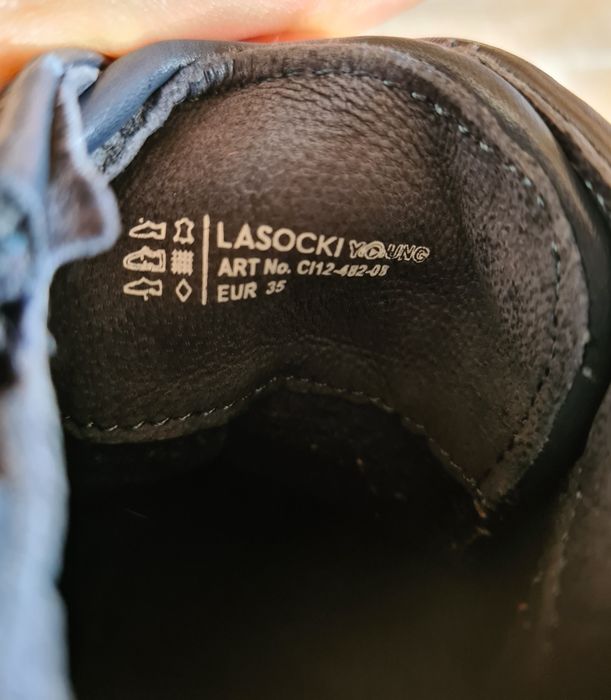 Лот детски обувки за момиче-ботуши Primigi и боти Lasocki, 35 номер