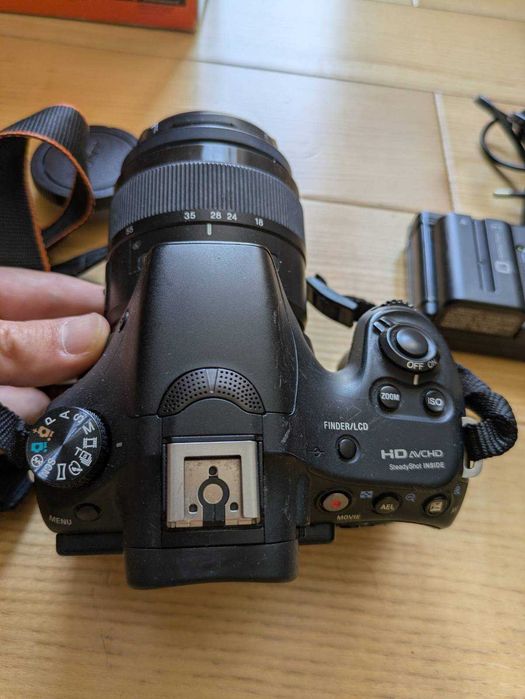 Sony Alpha 58 20.1MP Full HD DSLR фотоапарат + обектив 18-55