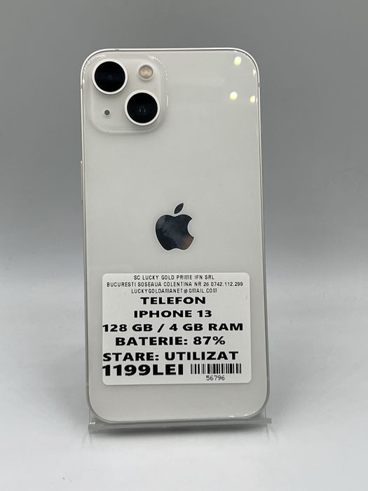 Amanet LuckyGold Colentina / Iphone 13 128gb/4gb ram 87% baterie #56796