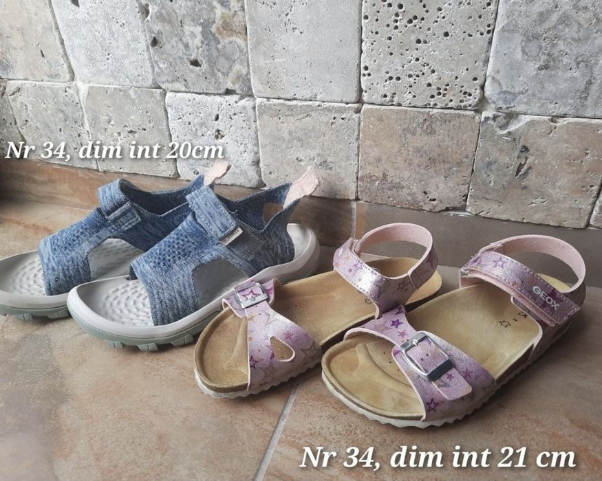 Sandale Geox si Decathlon nr 34