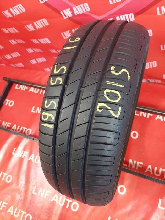 1 Anvelopa de VARA - 195/55/16 - GoodYear - 8 MM - DOT 2015 RFT !