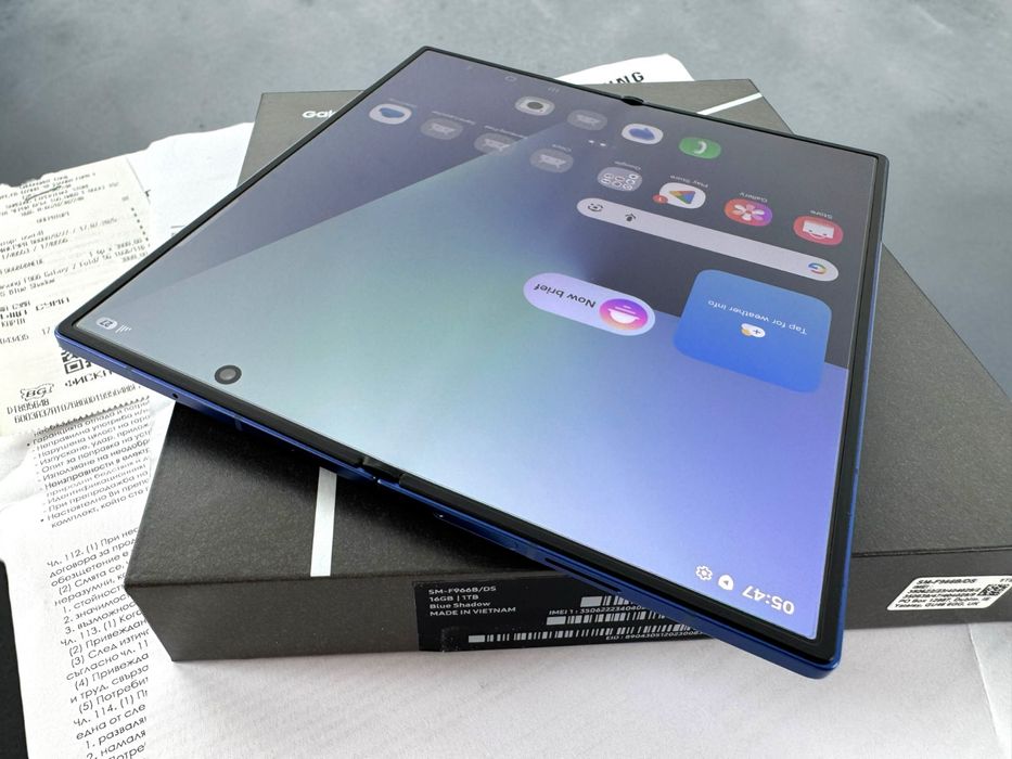 Samsung Galaxy Z Fold 7 5G 1TB 16RAM Blue Отличен! Гаранция!