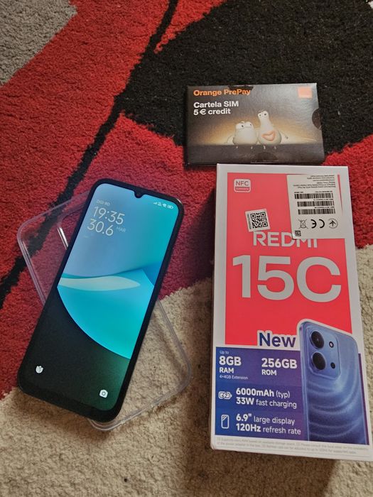Redmi 15c varianta 8 giga ram cu 256 GB