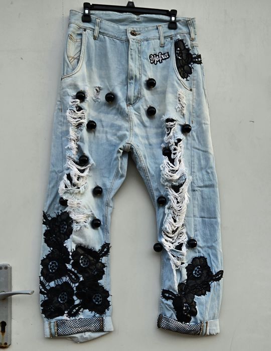 Djofra уникални дамски дънки бойфренд модел 29 номер