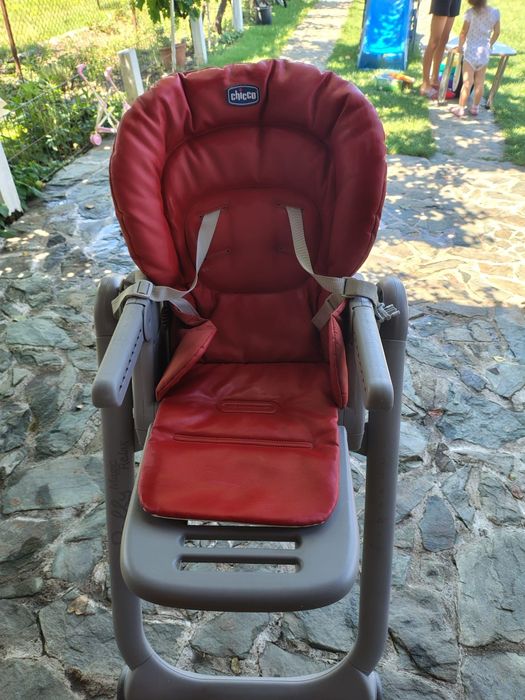 Scaun de masa Chicco Polly Magic Relax, Red Passion, 6luni