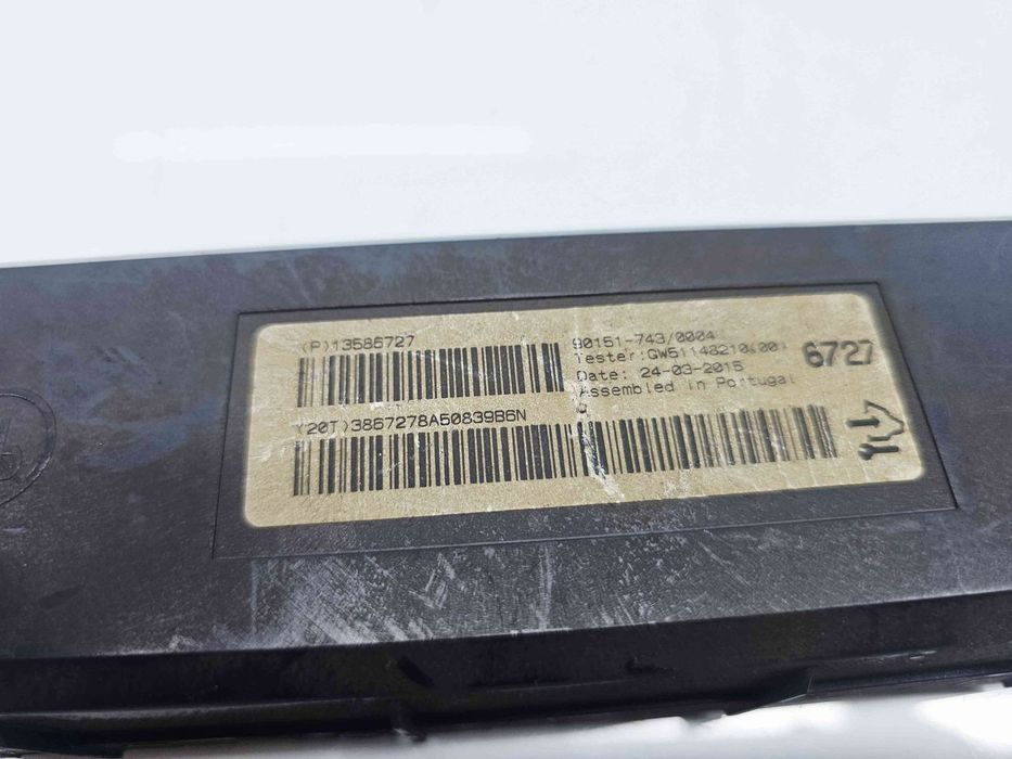 Modul confort  Opel Astra J [Fabr 2009-2015] 13586727