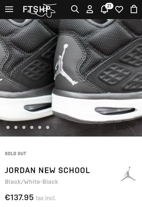 Bascheti Jordan, New school BG 5Y/mar 40