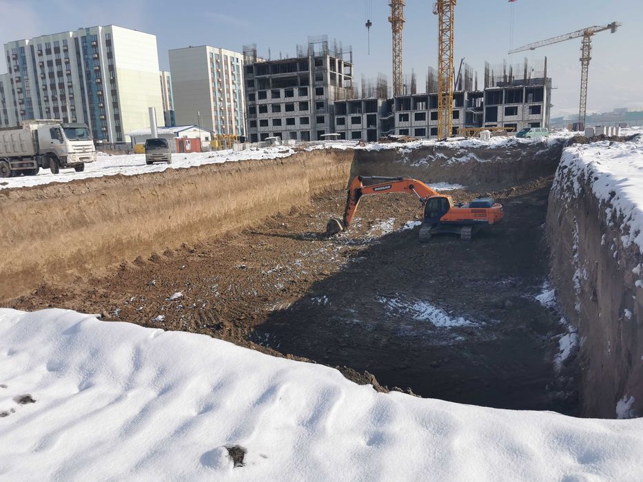 Земляные работы Экскаваторы Самосвалы