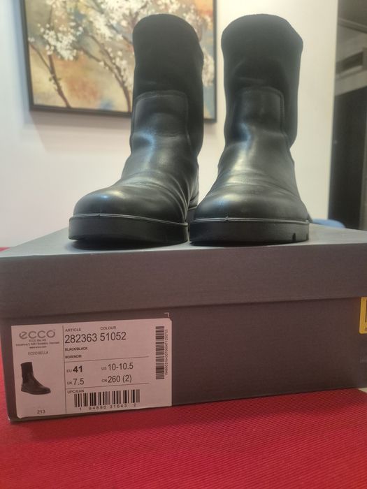 Botine clasice negru,Dama