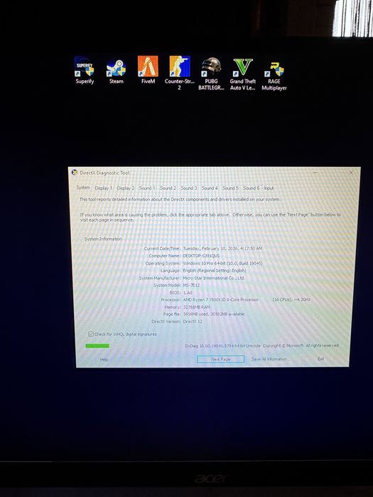 Setup COMPLET | RTX 5070 + R7 7800X3D + Dual Monitor 540hz & 180hz