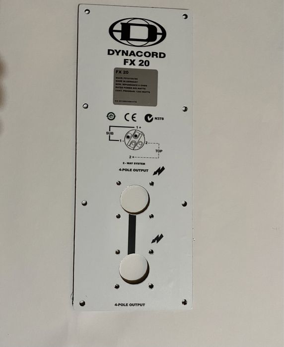 Accesorii boxe placute conectica sistem Xa Dynacord