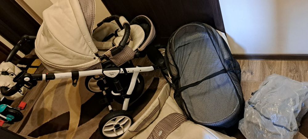 Бебешка количка с летен и зимен кош 2 в 1 Baby Merc Faster style 2