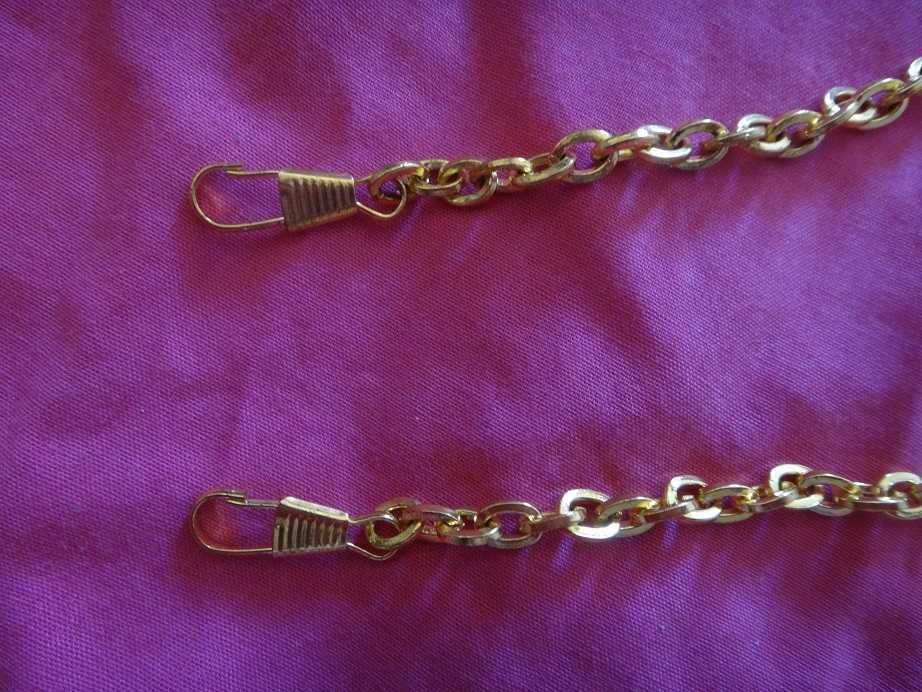 Нова дълга златиста верижка/дръжка за чанта или друг аксесоар