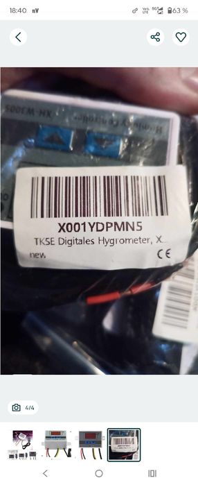 Higrometru digital TKSE, XH-W3005 Higrometru digital Comutator Control