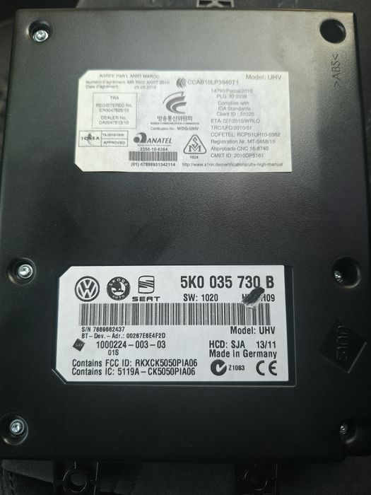 Modul bluetooth vw premium
