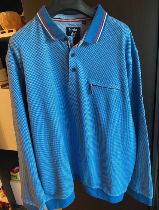 Hajo XXL jumper blouse polo-sweatshirt - bluza barbati polo Hajo XXL