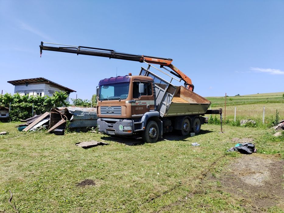 Man tga 2003 cu macara