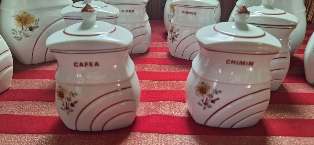 Set portelan anii 70 ..90 depozitare alimente