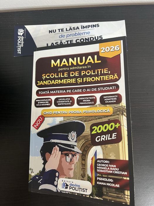 Manual devino politist 2026