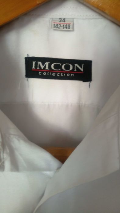 Рубашки школьные белые, синие