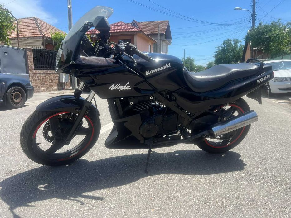 Kawasaki GPZ 500R / EX500C F | A2 | 1996 | 62.000 km | Anvelope + Ambreiaj Noi | Acte la zi | Baterie nouă