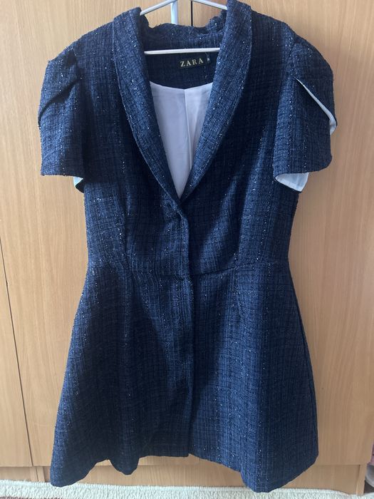 Вечернее твидовое платье