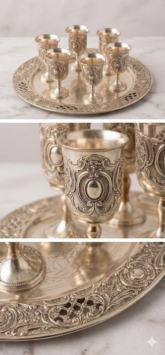 Набор рюмок стопок фужеров